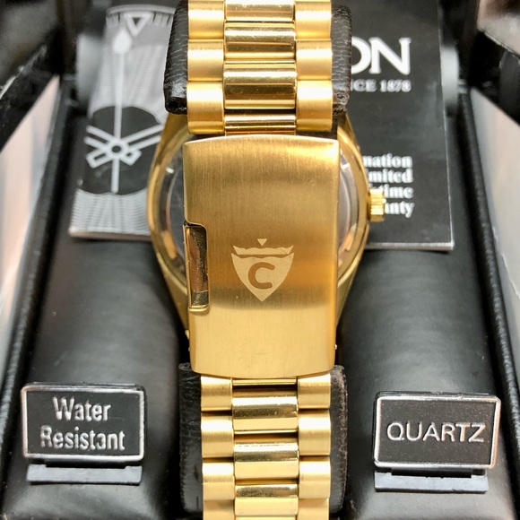 Croton Day Date Diamond Presidential Style 40mm Watch - Picture 3 of 5